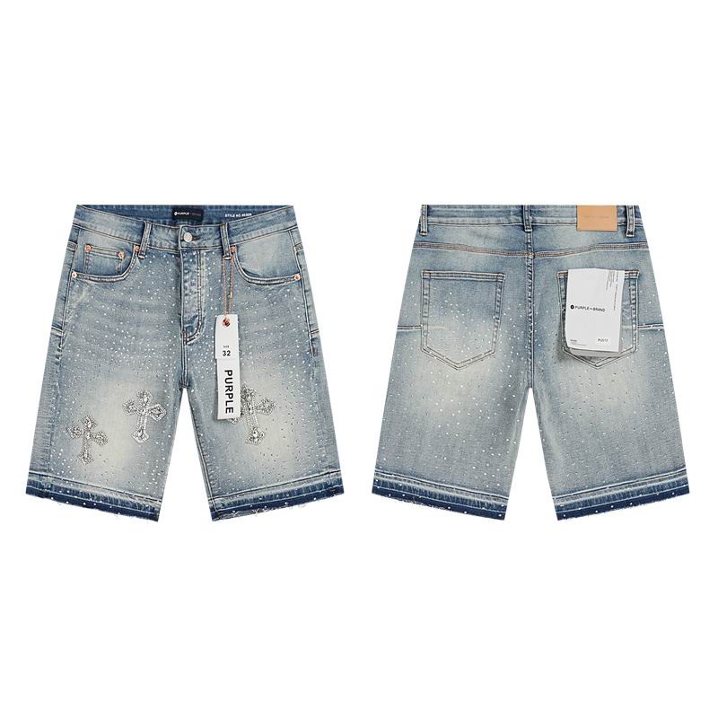 Purple Jean Shorts mrtx51-2