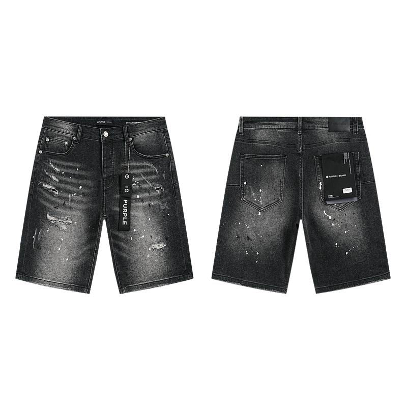 Purple Jean Shorts mrtx52-5