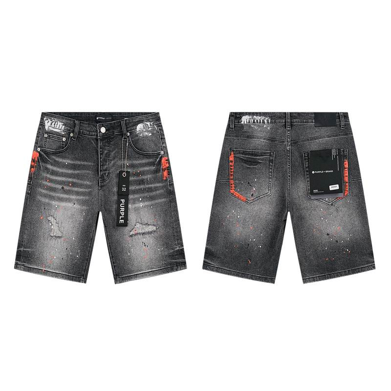 Purple Jean Shorts mrtx52-4