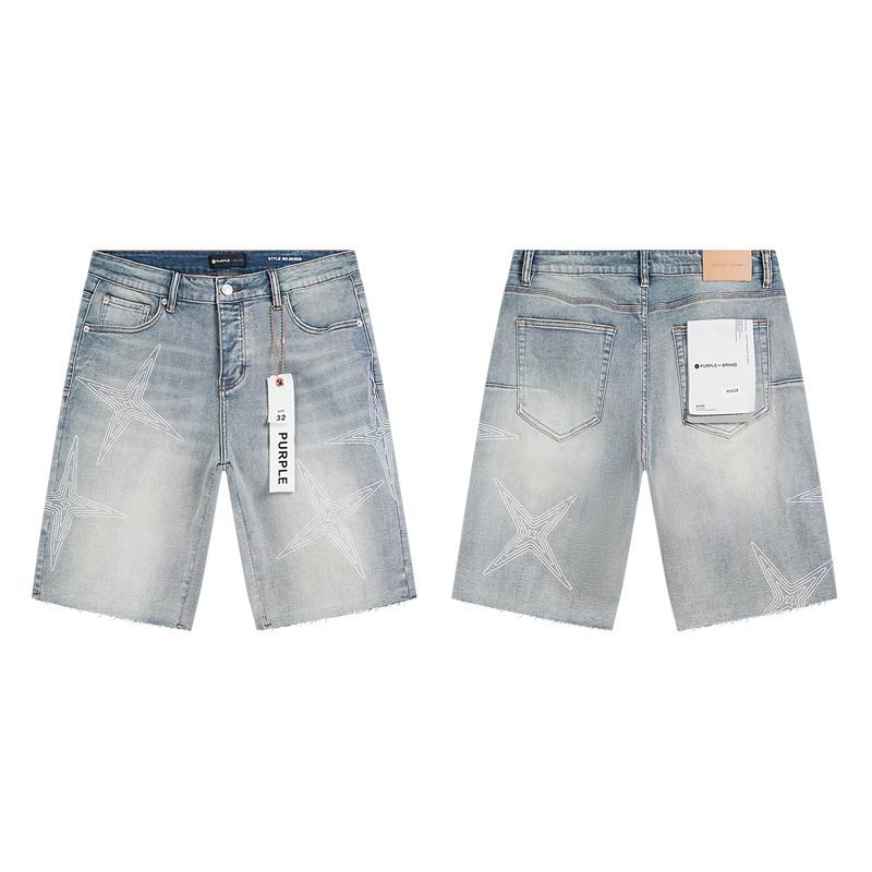 Purple Jean Shorts mrtxPU-5